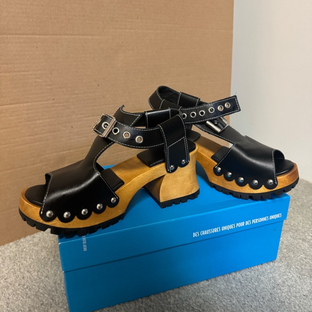 Vogclog Een Open-Toe Clog Sandals - image 2